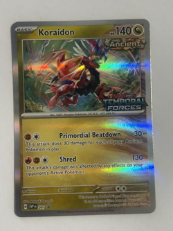 Koraidon SVP 091 [STAFF] Pokemon Temporal Forces Prerelease Promo - Image 1