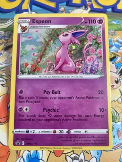 Espeon SWSH174 Holo Promo Sword & Shield Promo Pokemon - Image 1