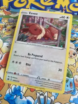 Eevee SWSH175 Holo Promo Sword & Shield Promo Pokemon Near Mint - Image 2