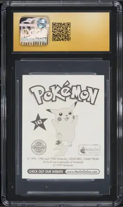 1998 Pokemon Vintage Merlin ENG Series 1 Snorlax #143 CGC 10 PRISTINE POP 3 - Image 2