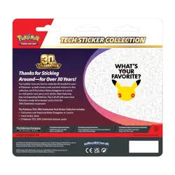 Pokemon Tcg: 30th Celebration Tech Sticker both versions + Knock Out Collection - Image 5