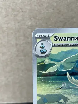Swanna IR 110/086 Illustration Rare SV: White Flare Pokemon LP - Image 3