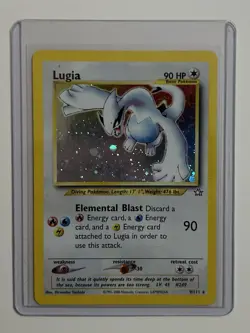 Pokemon TCG Lugia 9/111 Neo Genesis Holo Rare Eng 90 HP 2000 - Image 3