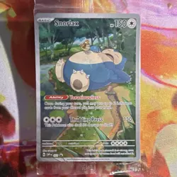 Snorlax 051 Scarlet & Violet Promo Holo English 150 HP Pokemon TCG 2023 - Image 2