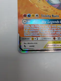 Pokemon TCG Moltres Zapdos Articuno GX 44/68 Hidden Fates Near Mint - Image 5