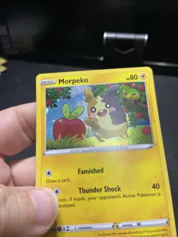 Pokemon TCG Morpeko SWSH Black Star Promo SWSH031 Holo Promo 2020 Rare OOP - Image 2