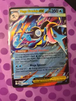 2026 Pokemon Mega Greninja Ex #22/86 | Chaos Rising NM - Image 1