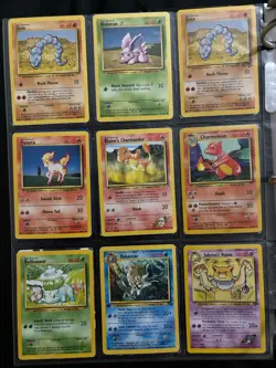 Vintage Pokemon TCG Binder (Everything Included/ MP-HP Condition) - Image 2