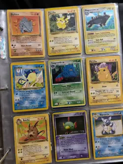 Vintage Pokemon TCG Binder (Everything Included/ MP-HP Condition) - Image 3