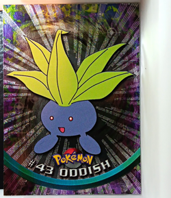Topps Pokemon Topps Series 1 Oddish #43 Holo Rare Pokemon TCG Eng - Image 1
