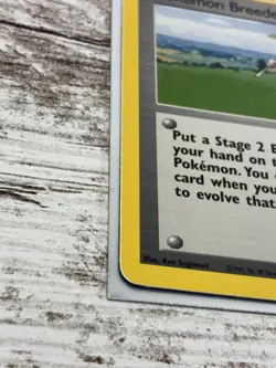 Pokemon Breeder Card 105/130 Base Set 2 Regular WOTC Very Light Play VLP - Image 2