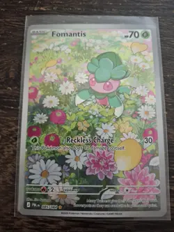 Fomantis 085/084 - Illustration Rare - Pokemon TCG: Pitch Black - IN HAND - Image 1