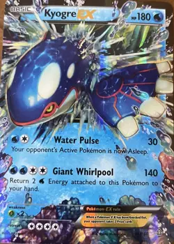Pokemon TCG Kyogre-EX XY Black Star Promos XY41 Holo Promo #Xy41 LP - Image 1