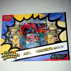 Pokemon TCG Mega Feraligatr ex Box Ascended Heroes English Foil Promo - Image 1