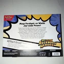 Pokemon TCG Mega Feraligatr ex Box Ascended Heroes English Foil Promo - Image 2