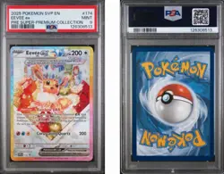 POKEMON SVP EN-SV BLACK STAR PROMO #174 EEVEE EX 2025 PSA 9 - Image 3