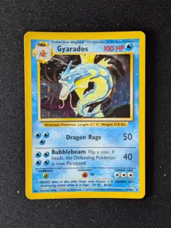 Wizards of the Coast Gyarados Holo Rare 6/102 Base Set Eng 1999 HP100 - Image 1