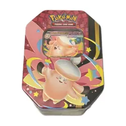 Pokemon Mega Evolution Mega Moonlit Tin Box CLEFABLE Sealed with 4 Booster Packs - Image 1
