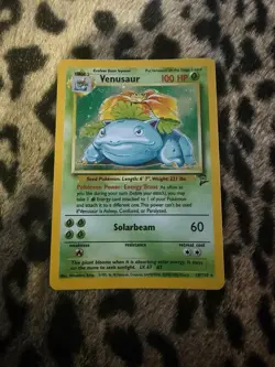 Pokemon TCG Venusaur Holo Card 18/130 Base Set 2 (NM) - Image 1