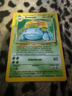 Pokemon TCG Venusaur Holo Card 18/130 Base Set 2 (NM) - Image 3