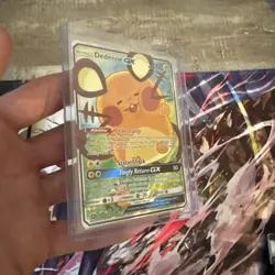 Dedenne GX - 195a/214- Pokemon Sun & Moon Promo Alternate Art Rare Card NM - Image 5