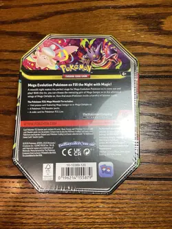 Pokemon Mega Moonlit Tin Mega Clefable New Sealed - Image 2