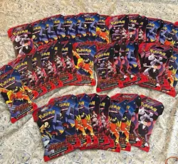 Pokemon TCG Scarlet & Violet— 36 Sleeved Destined Rivals Booster Packs - Image 1