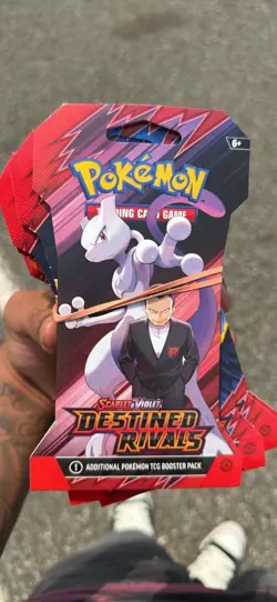 Pokemon TCG Scarlet & Violet— 36 Sleeved Destined Rivals Booster Packs - Image 2