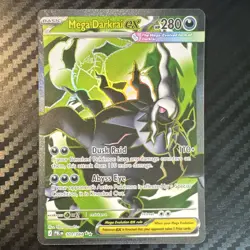 Mega Darkrai ex Full Art 101/084 Pitch Black PBL Ultra Rare Pokemon Card NM - Image 1