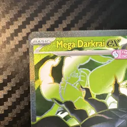 Mega Darkrai ex Full Art 101/084 Pitch Black PBL Ultra Rare Pokemon Card NM - Image 2
