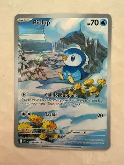 Piplup 098/094 Illustration Rare Phantasmal Flames Pokemon Near Mint - Image 1