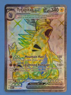 Tyranitar ex - 211/197 Pokemon TCG Ultra Rare SV03: Obsidian Flames Near Mint - Image 1