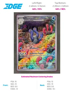 Wugtrio - 224/091 Pokemon TCG Illustration Rare SV: Paldean Fates Near Mint - Image 3