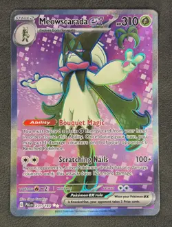 Meowscarada ex 231/193 Pokemon TCG Ultra Rare SV02: Paldea Evolved Near Mint - Image 1