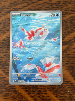 POKEMON TCG GOLDEEN 087/084 PITCH BLACK ILLUSTRATION RARE HOLO - Image 1
