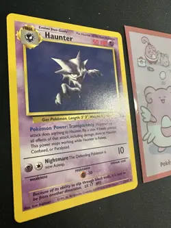 Haunter 21/62 Rare Unlimited Edition Fossil Set Pokemon Card 095 💎NM+💎 - Image 3