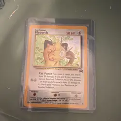 Pokemon TCG Meowth 10/53 Wotc Promo Holo Basic 50 HP 2000 English - Image 1