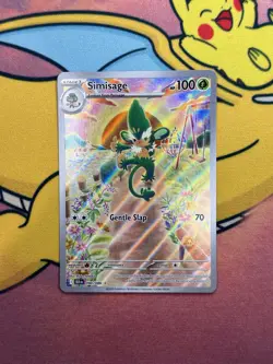Pokemon TCG Simisage 090/086 Black Bolt Set Near Mint NM - Image 5