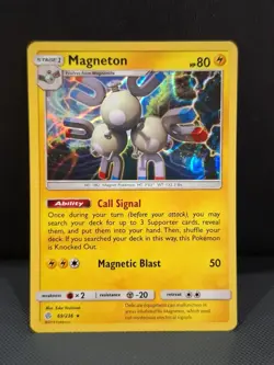 MAGNETON 69/236 HOLO RARE COSMIC ECLIPSE POKEMON HOLO NM/M - Image 1