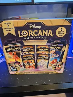 IN HAND Disney Lorcana: First Chapter Target Bundle Gift Box - 6 Boosters - Image 1