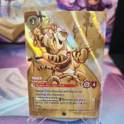 Disney Lorcana Tigger In the Crow's Nest Enchanted 215/204 EN-6 Card Azurite Sea - Image 1