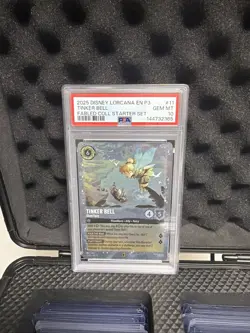 LORCANA EN P3-PROMO TINKER BELL FABLED COLL STARTER SET PSA 10 - Image 1