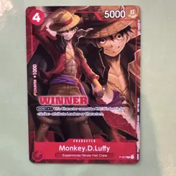 One Piece Card Game - Monkey D. Luffy - P-007 - Winner Pack Vol. 1 - lightly - Image 1