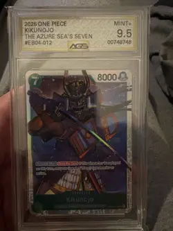 Bandai Kikunojo EB04-012 The Azure Sea's Seven Foil AGS 9.5 Graded 2026 EN - Image 1