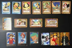 One Piece Carddass Straw Hat Crew Mixed Lot Collectible 13+ - Image 2