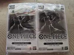 One Piece Card Game Welcome Pack Vol 1 , 16 Packs Sealed - Image 1