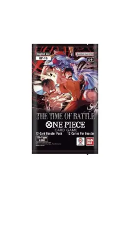 12 Sealed Bandai One Piece TCG OP-16 THE TIME OF BATTLE Booster Pack Bundle - Image 2
