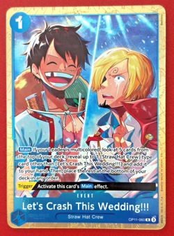 Lets Crash This Wedding OP11-060 [Premium Best Selection Vol. 5] One Piece PROMO - Image 1