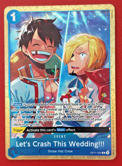 Lets Crash This Wedding OP11-060 [Premium Best Selection Vol. 5] One Piece PROMO - Image 2