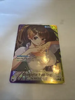 One Piece TCG Charlotte Pudding OP08-058 Alt Art Leader Two Legends NM English - Image 1